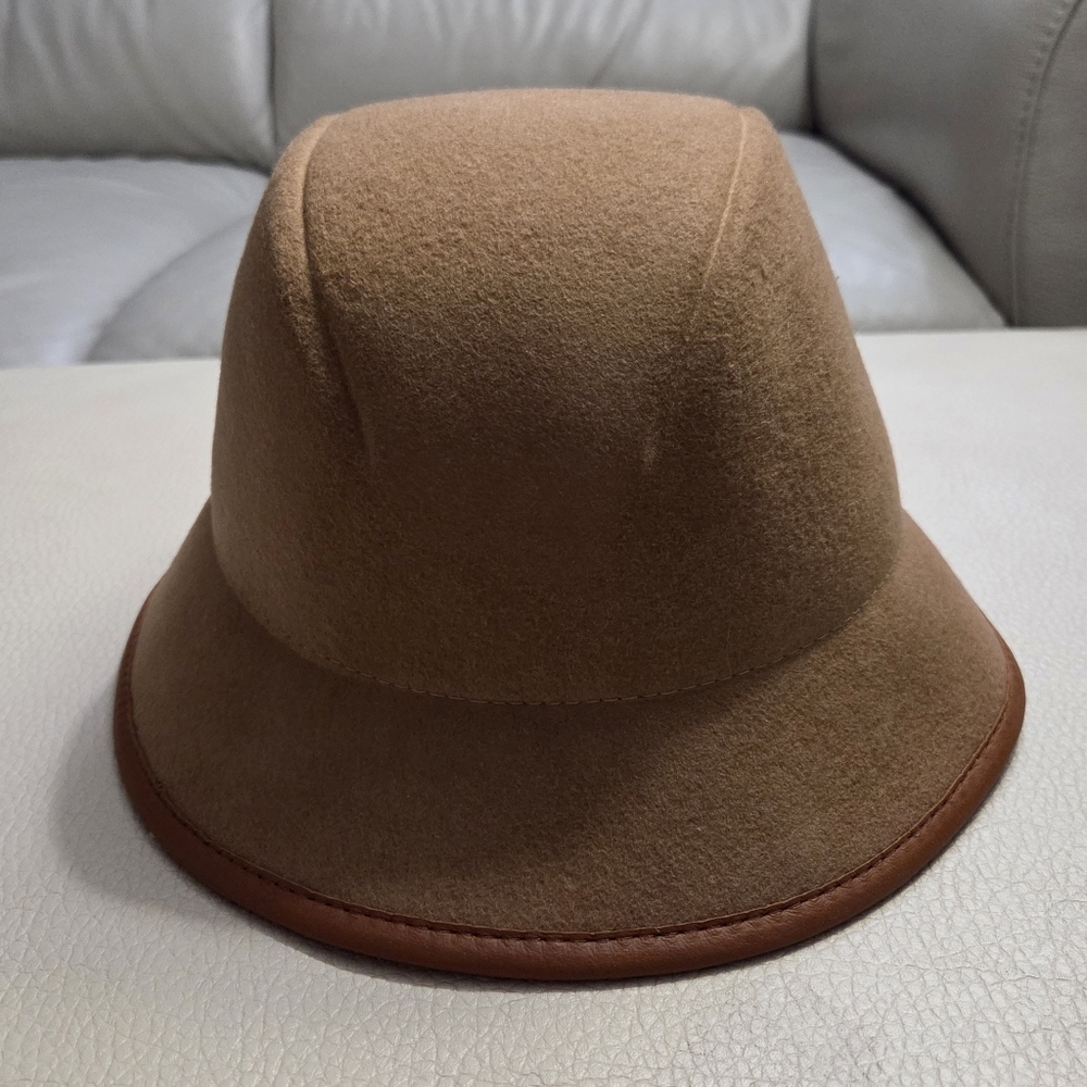 NWT - Filippo Catarzi Women's 100% Wool Felt Bucket Hat - Made In Italy